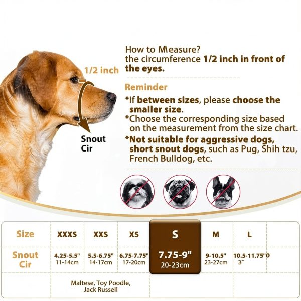 Crazy Felix Nylon Dog Muzzle – Breathable Mesh, Anti‑Bite, Black Small-1